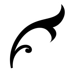 flourish vector, icon, symbol, logo, clipart, isolated. vector illustration. vector illustration isolated on white background.