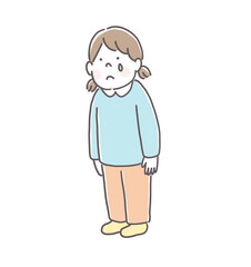 落ち込む女の子