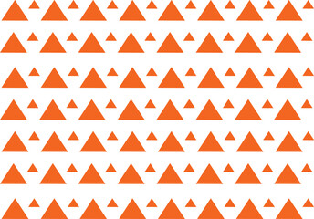 vector abstract pattern simple triangle orange and white tribal ethnic traditional design for background ikat argyle gingham made in traditional textile center in india