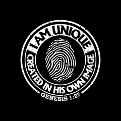 black and white fingerprint