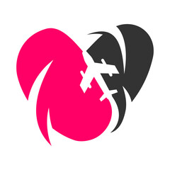 Travel logo template Icon Illustration Brand Identity.Isolated and flat illustration. Vector graphic