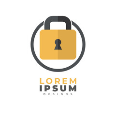 Minimalist Abstract lock logo. This logo incorporate with abstract the creative way. It will be suitable for which company or brand name.