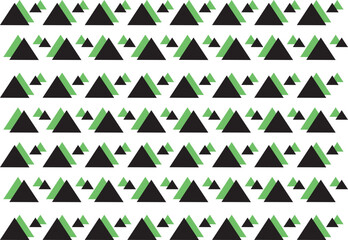 vector striped fabric abstract pattern simple triangle black and green tribal ethnic traditional design for ikat background argyle gingham