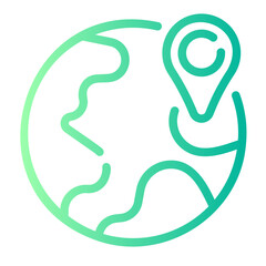 destination gradient icon