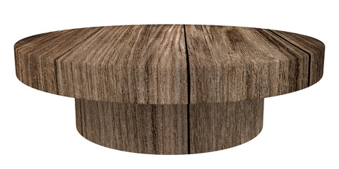 Podium Wood 3D 