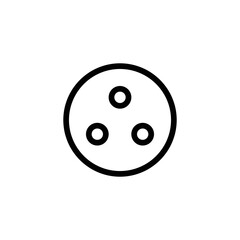 biscuit icon. outline icon