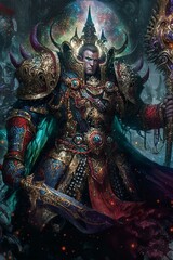 Fototapeta premium giant superstrong soldier Generative AI