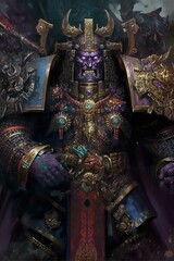 Fototapeta premium giant superstrong warrior king Generative AI