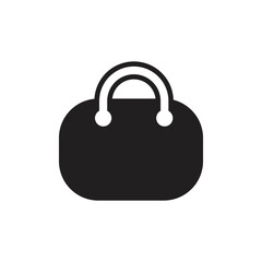 Shopping bag icon design template isolated