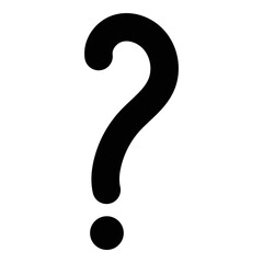 Question mark icon design template isolated