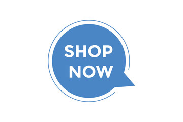 Shop now button web banner templates. Vector Illustration