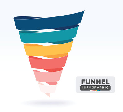 Funnel infographic presentation template