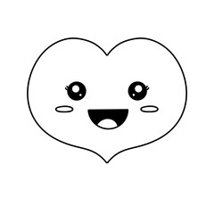 Valentine’s heart Outline 
