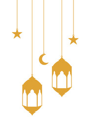 Islamic lantern decoration 