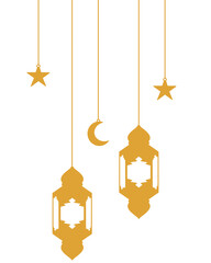 Islamic lantern decoration 