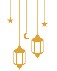 Islamic lantern decoration 