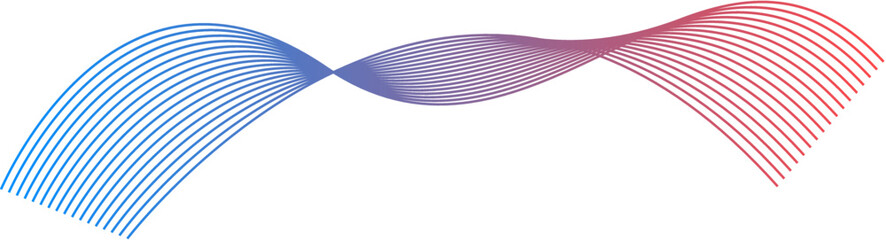 Abstract Wave Line Vector