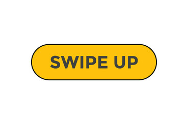 Swipe up button web banner templates. Vector Illustration