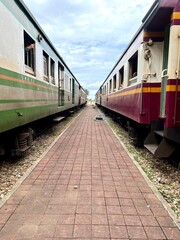 train on the railway