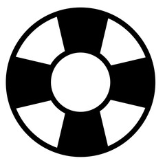 Fototapeta premium safety life raft. lifebuoy icon