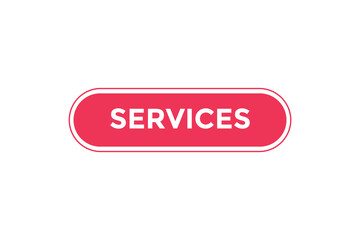 Fototapeta premium Services button web banner templates. Vector Illustration 