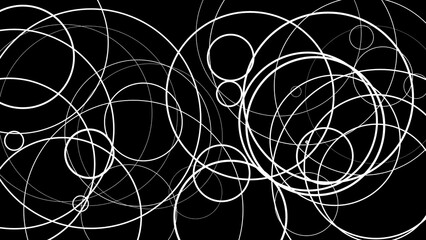 circle cube black white patterns background