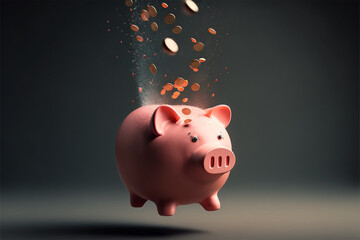 piggy to save money (AI Generated)