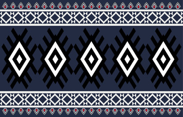 Geometric ethnic pattern embroidery design for clothing or wallpaper. vector illustration