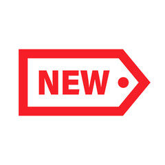 NEW tag icon. New product tag. Vector.