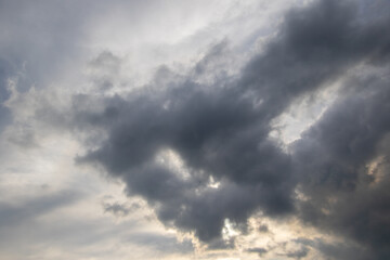 Summer clouds over the Mpumalanga province of South Africa