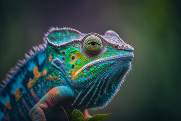 Obraz premium chameleon