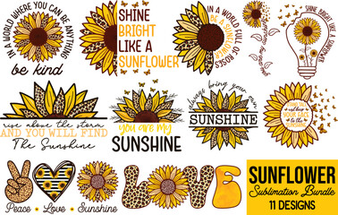 sunflower sublimation bundle