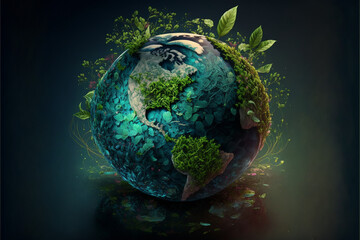 Spiritual connection between the Earth and environment