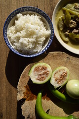 Beef Green Curry with Fragrant Rice