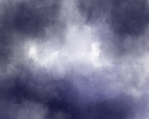 曇り空のイラスト　背景