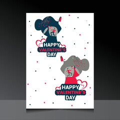 valentine's day vector design for happy, love, emotion, illustration, day, celebration, card, gift,  