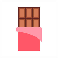 Pink Flat Valentine's Chocolate