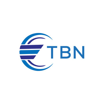 TBN letter logo. TBN blue image on white background. TBN vector logo design for entrepreneur and business. TBN best icon.	
