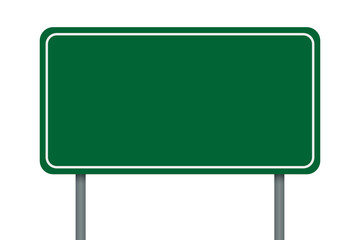 Road sign board transparent png. Blank highway signboard.