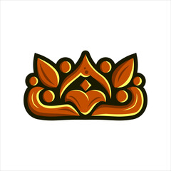 vector multicolor mandala logo template