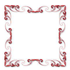 frames in vintage style with elements of ornament, art, pattern, background, texture
