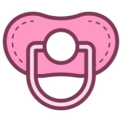 baby pacifier illustration