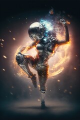 Fototapeta premium Incredible dancer - Generative AI