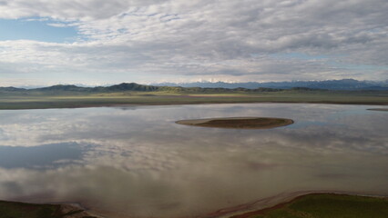 salt lake in Kazakhstan, incredible beauty