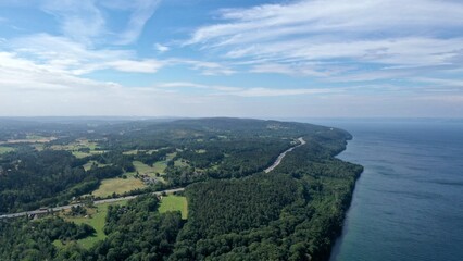lac Vättern au centre de la Suède, du sud, Scandinavie