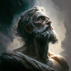 Higher being? Created with Generative AI