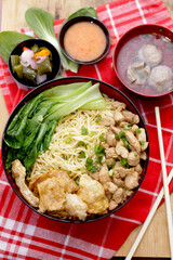 noodle meat ball