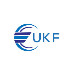 UKF letter logo. UKF blue image on white background. UKF vector logo design for entrepreneur and business. UKF best icon.	
 - obrazy, fototapety, plakaty