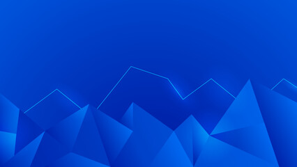 Bright blue abstract background geometry with layer element vector for presentation design. Vector design for business, corporate, institution, party, festive, seminar, and talks.