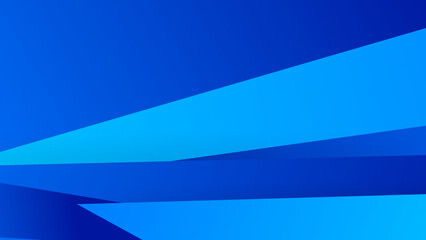 Gradient blue geometric background. Vector design.